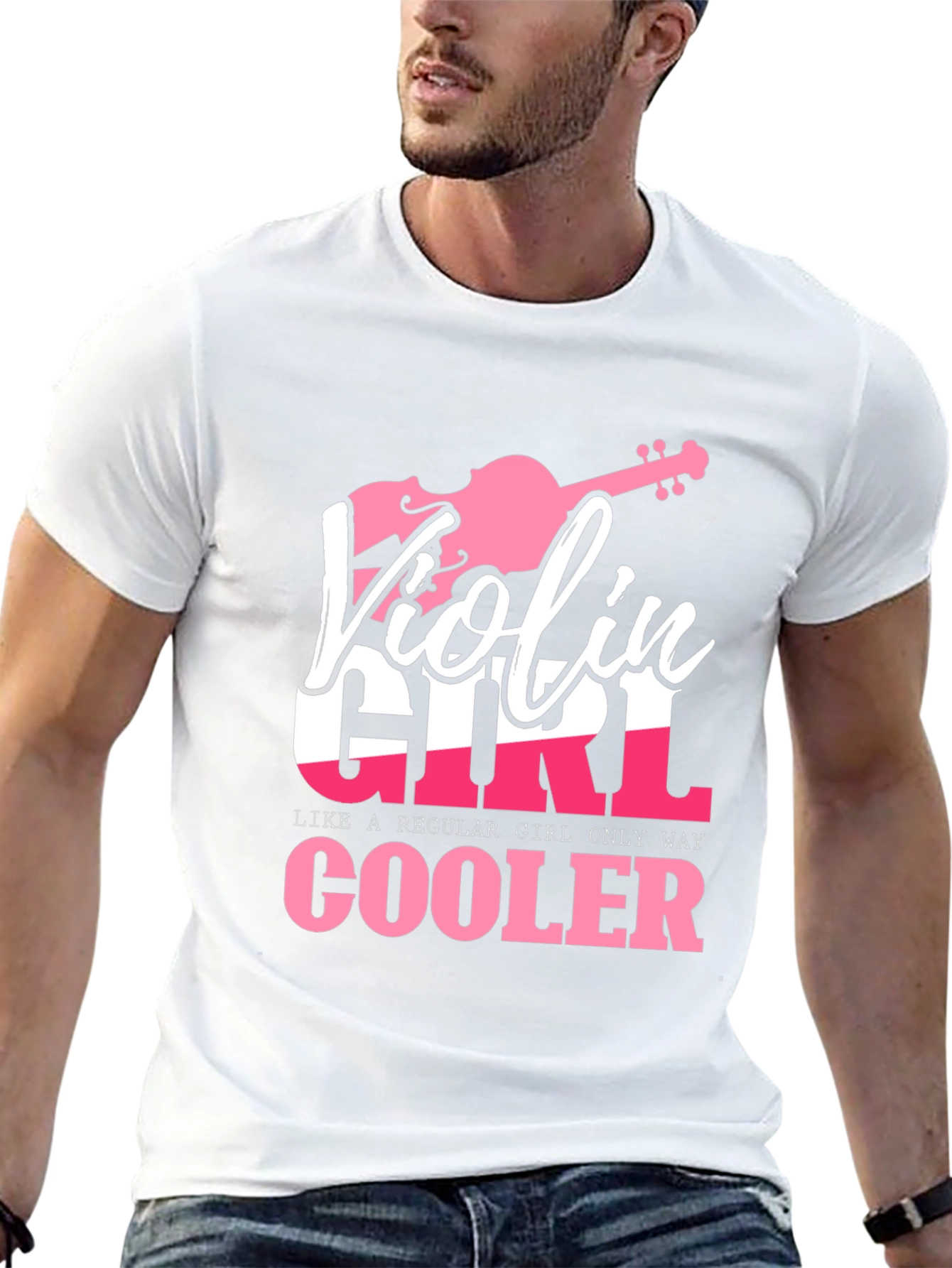 Violin Girl T-Shirt - Musicians Gift