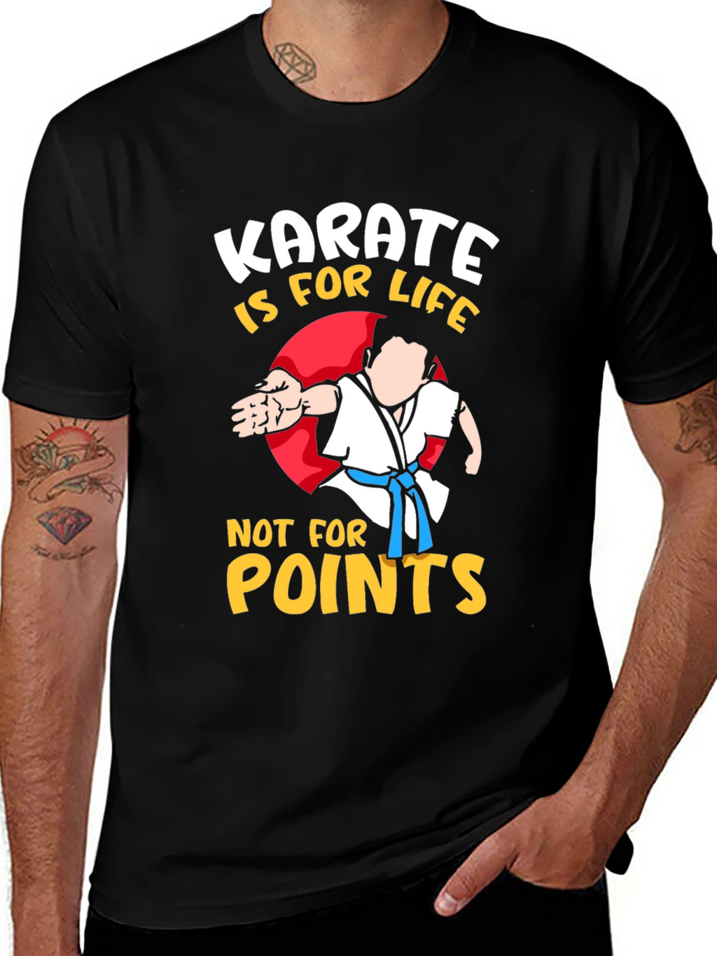 Karate is for Life Black T-Shirt