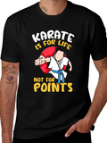 Karate is for Life Black T-Shirt
