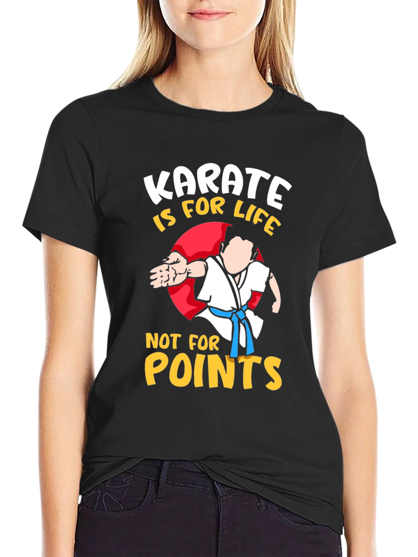 Karate is for Life Black T-Shirt