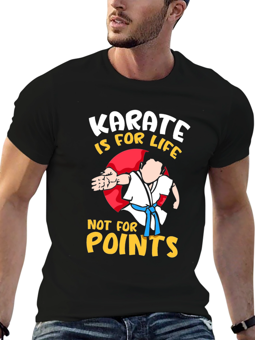 Karate is for Life Black T-Shirt