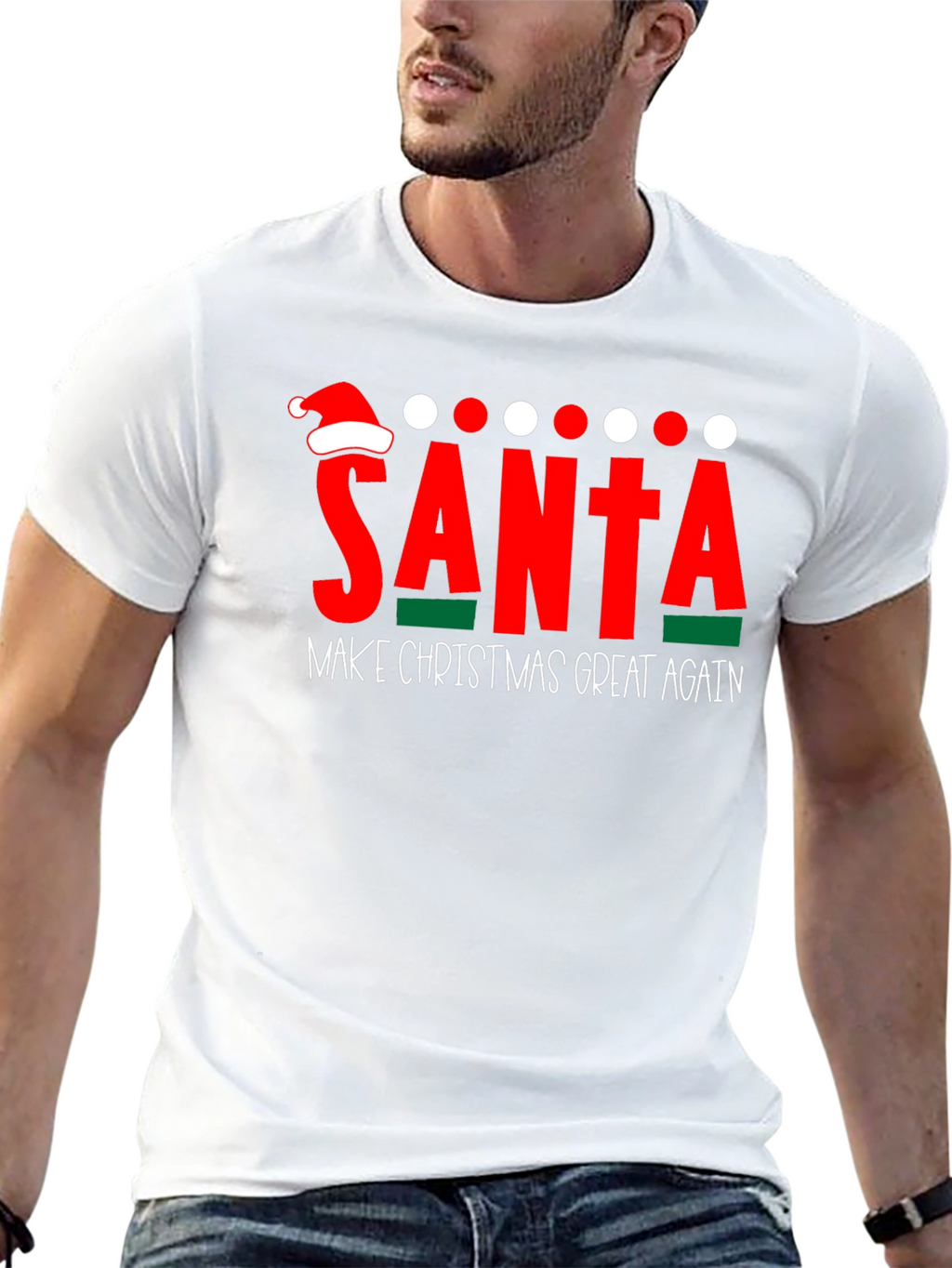 Santa Make Christmas Great Again T-Shirt