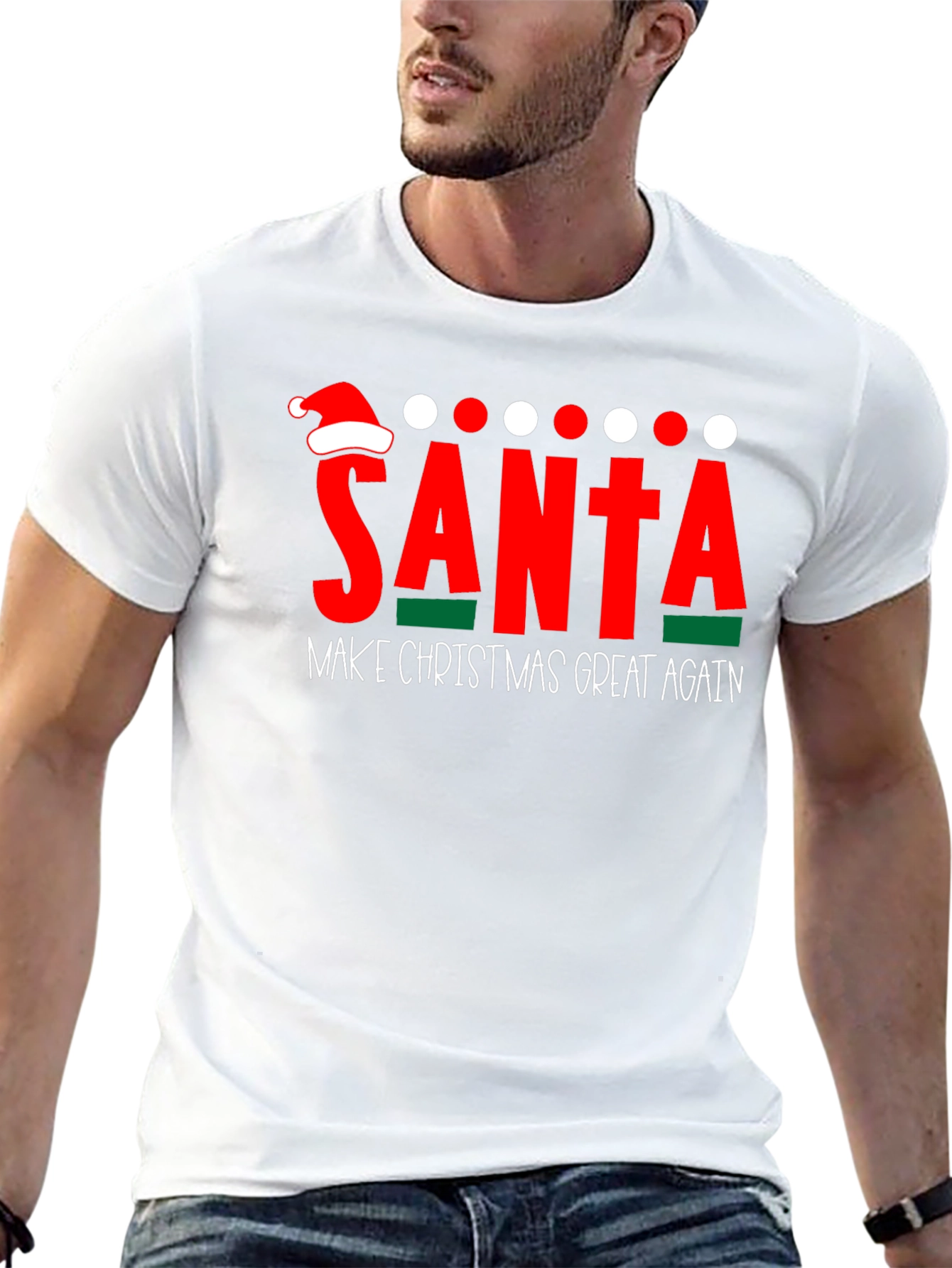 Santa Make Christmas Great Again T-Shirt