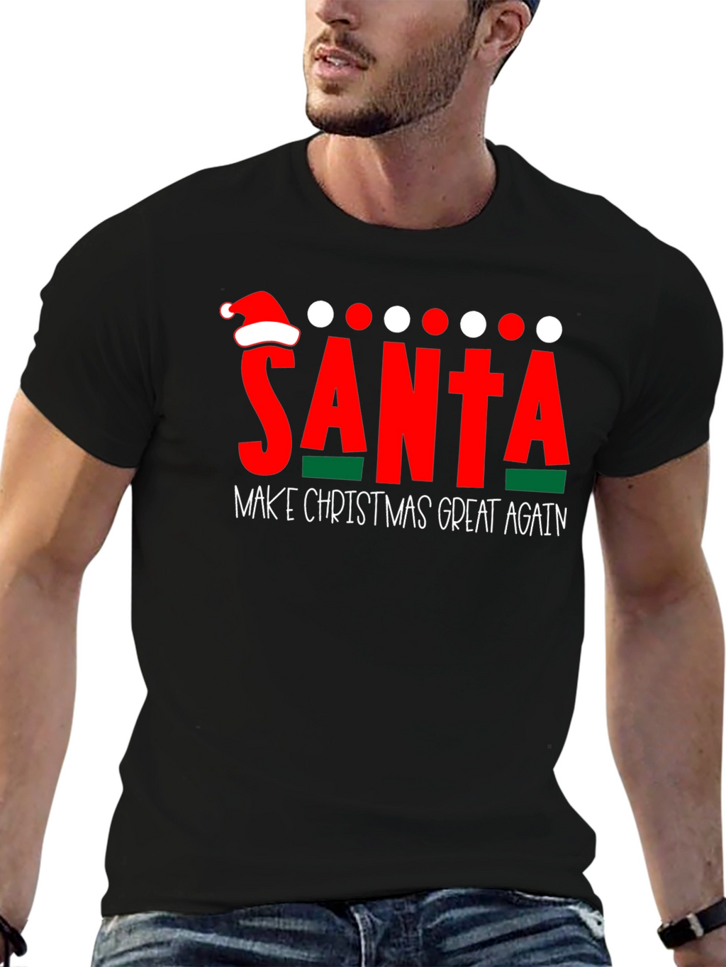 Santa Make Christmas Great Again T-Shirt