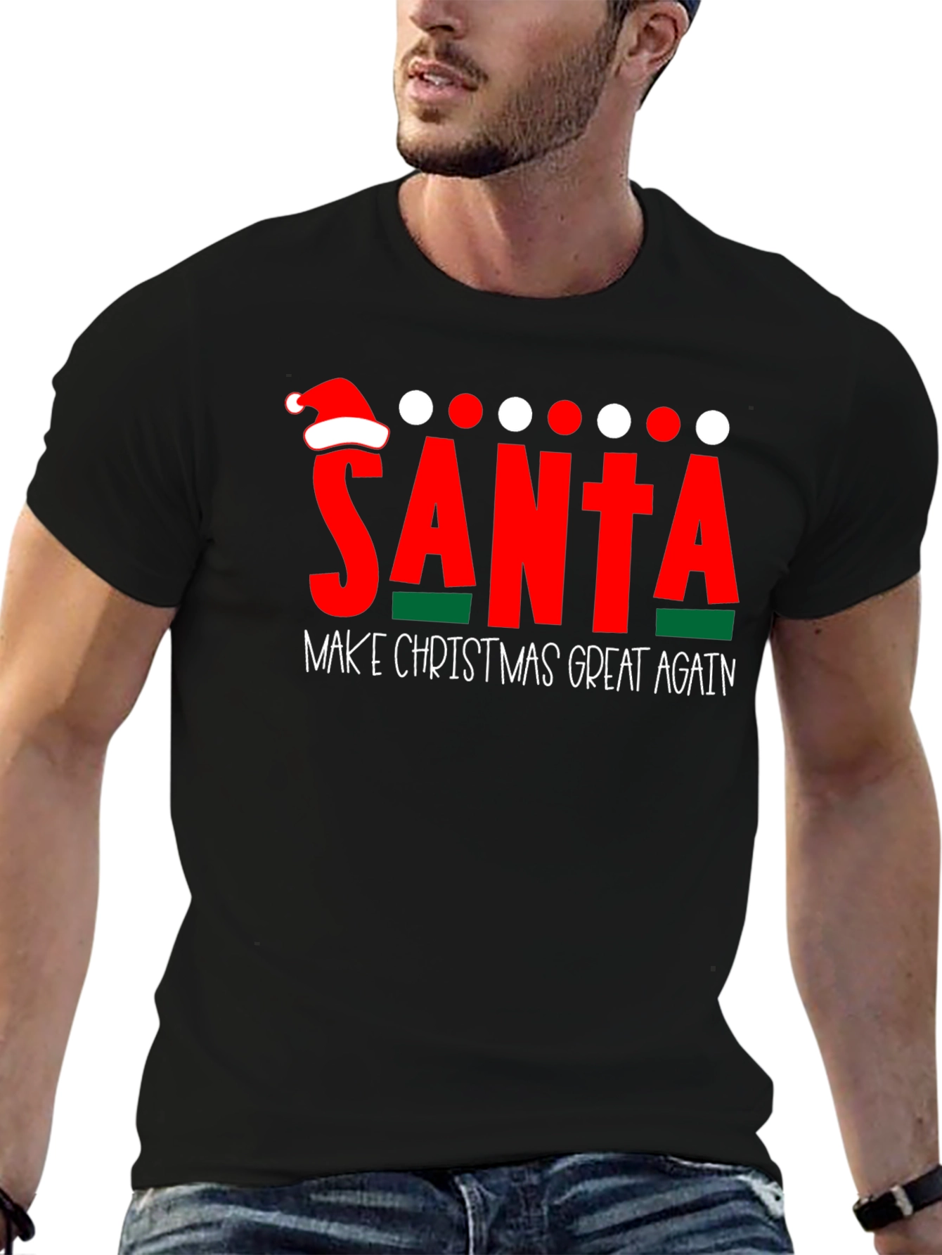 Santa Make Christmas Great Again T-Shirt