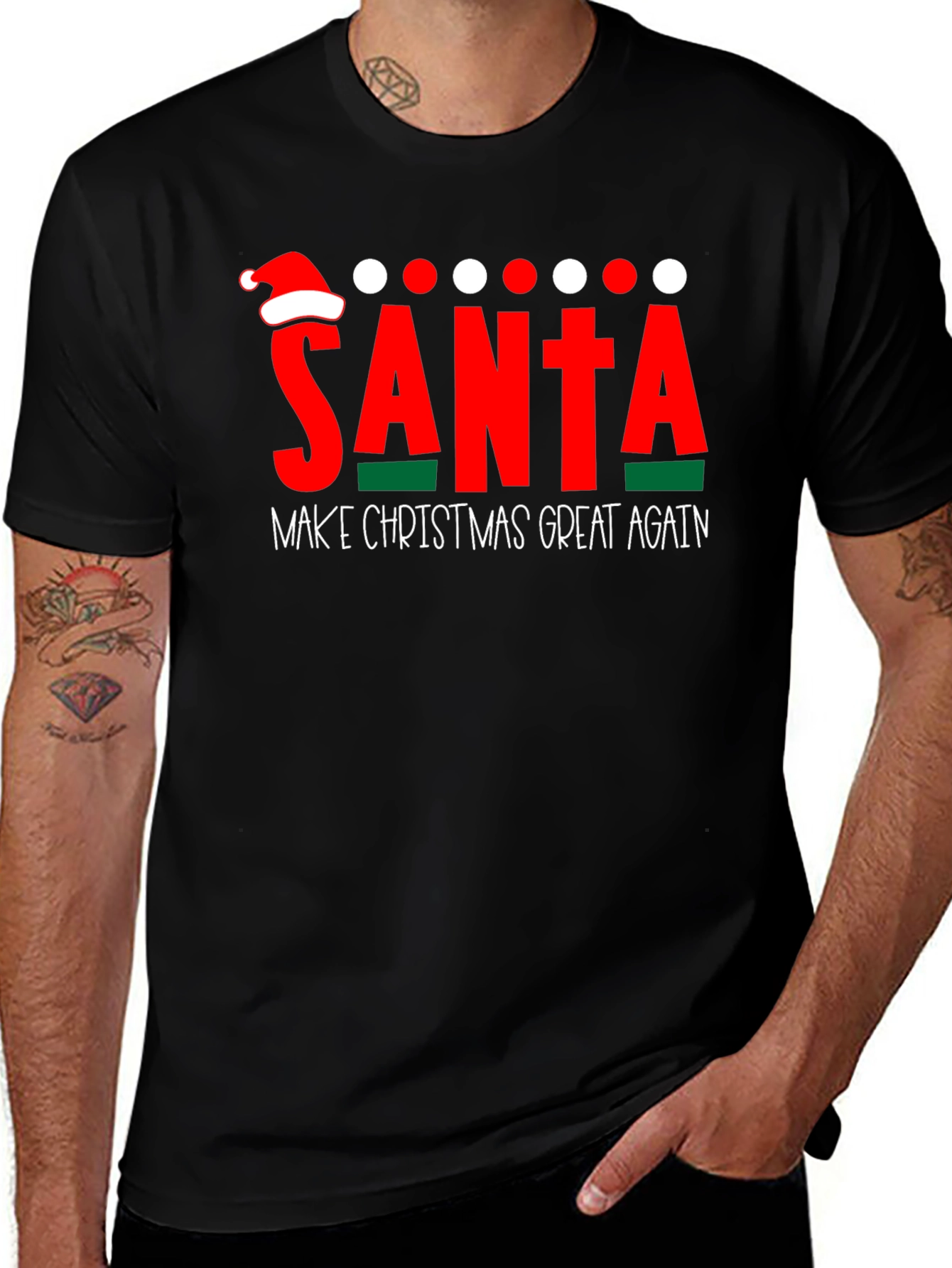 Santa Make Christmas Great Again T-Shirt
