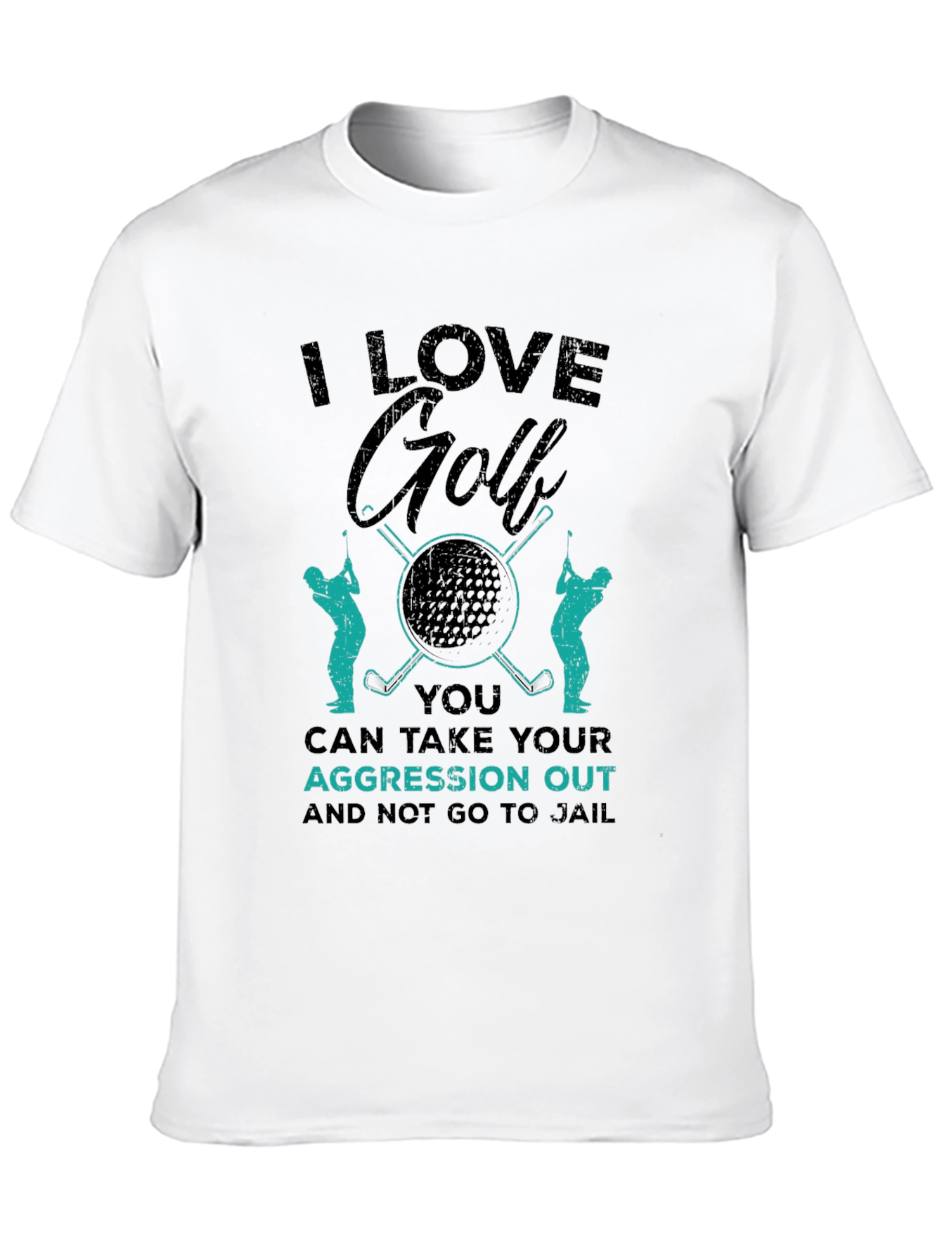 I Love Golf T-Shirt - Aggression Relief