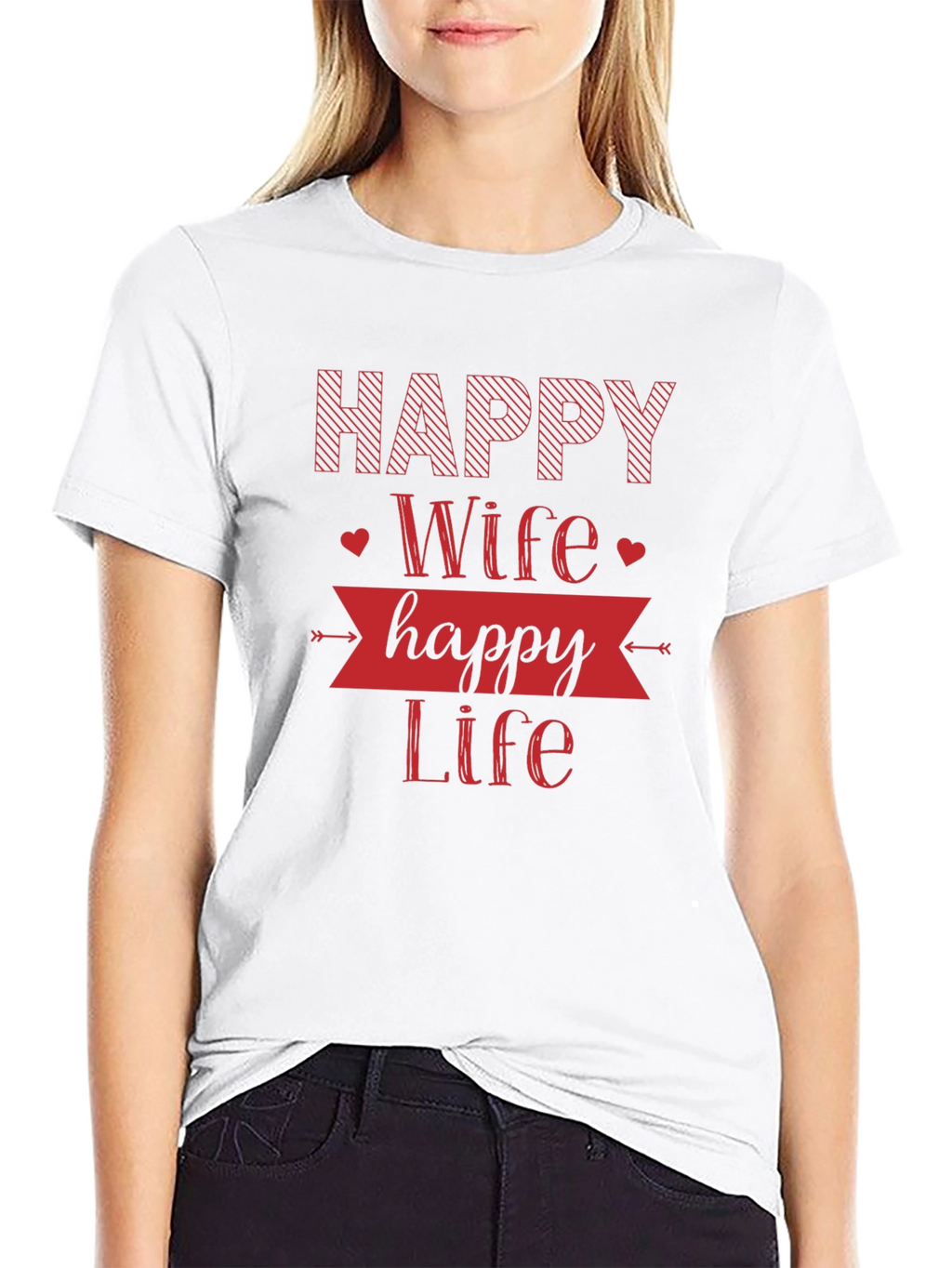 Happy Wife Happy Life Graphic Tee
