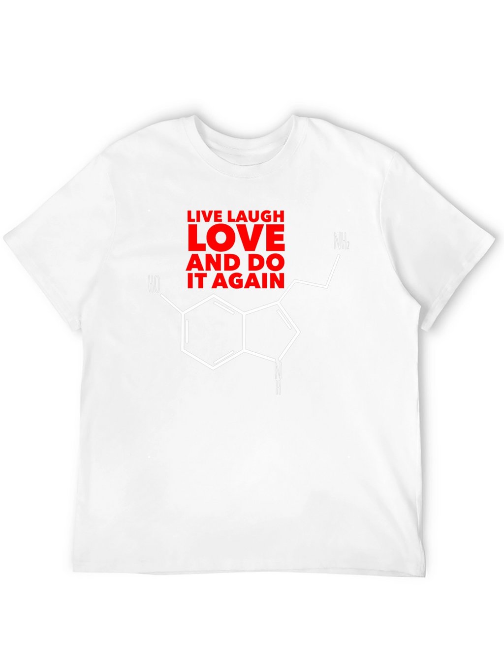 Live Laugh Love Molecule Graphic Tee