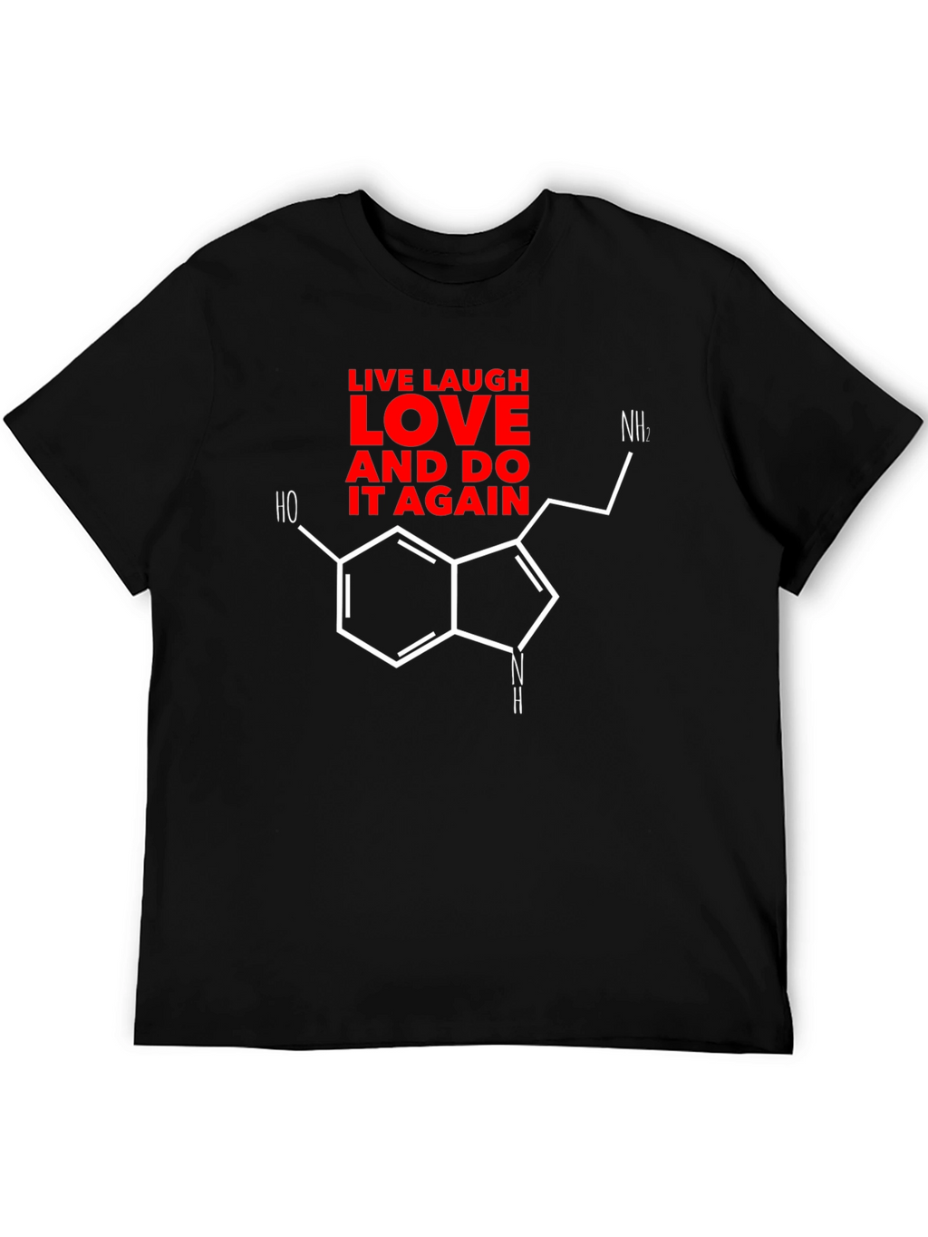 Live Laugh Love Molecule Graphic Tee