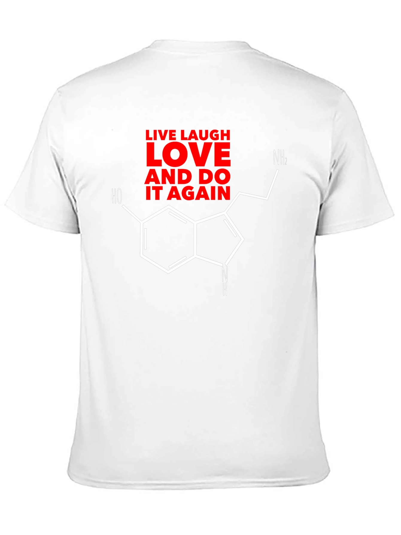 Live Laugh Love Molecule Graphic Tee