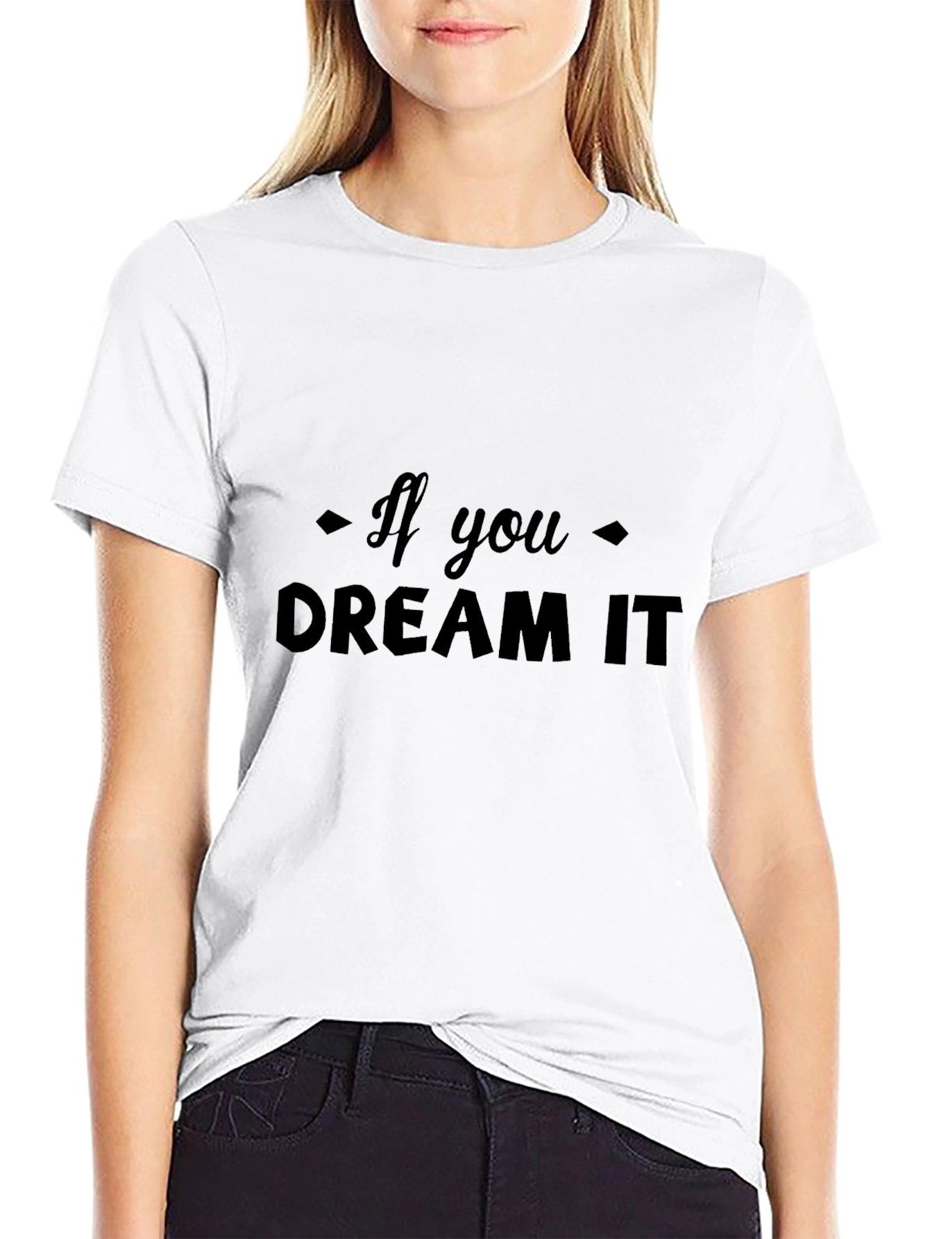 Dream It Black Tee - Motivational Graphic Shirt