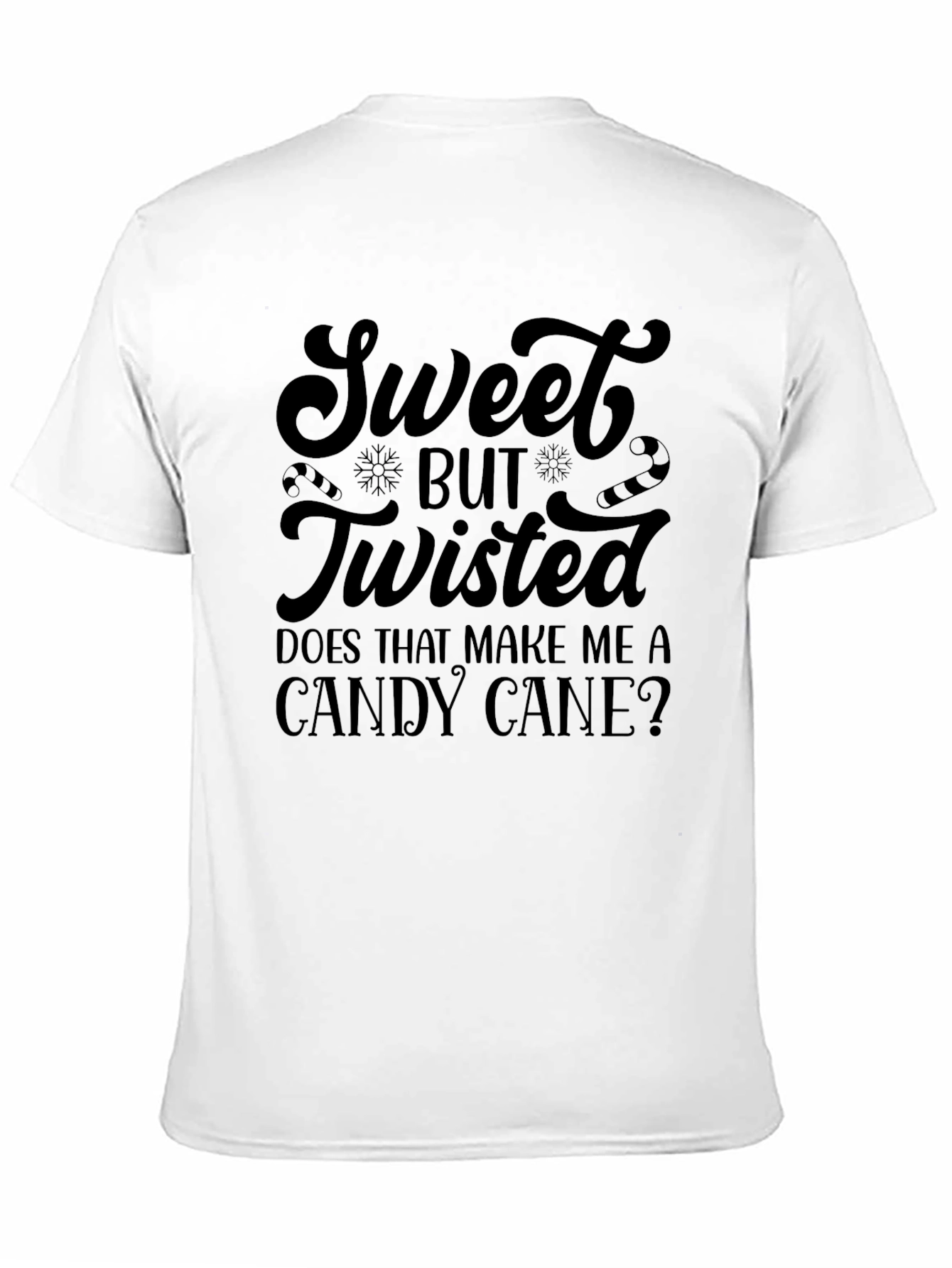 Sweet but Twisted Candy Cane Graphic Tee