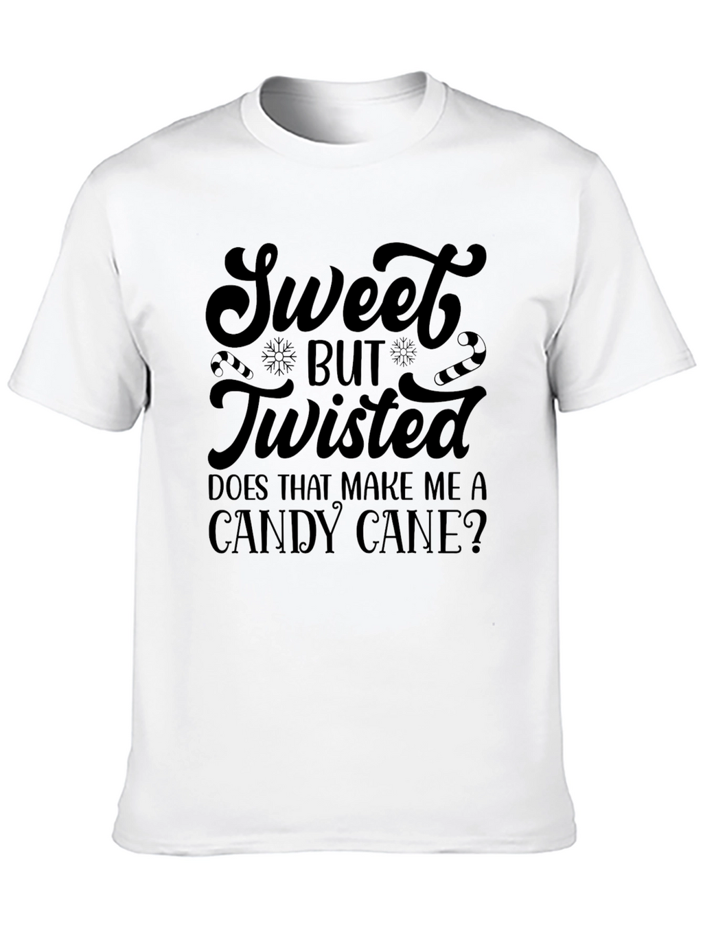 Sweet but Twisted Candy Cane Graphic Tee