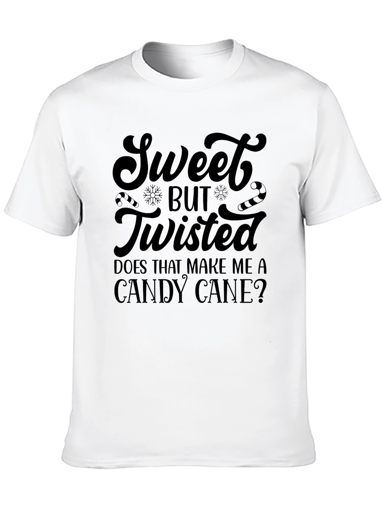 Sweet but Twisted Candy Cane Graphic Tee