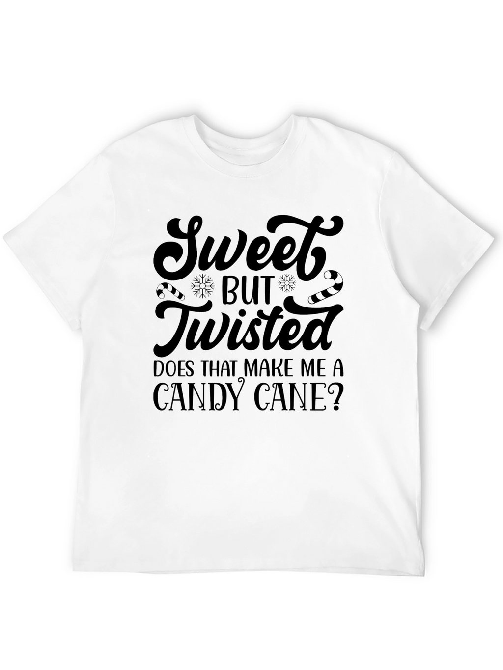 Sweet but Twisted Candy Cane Graphic Tee
