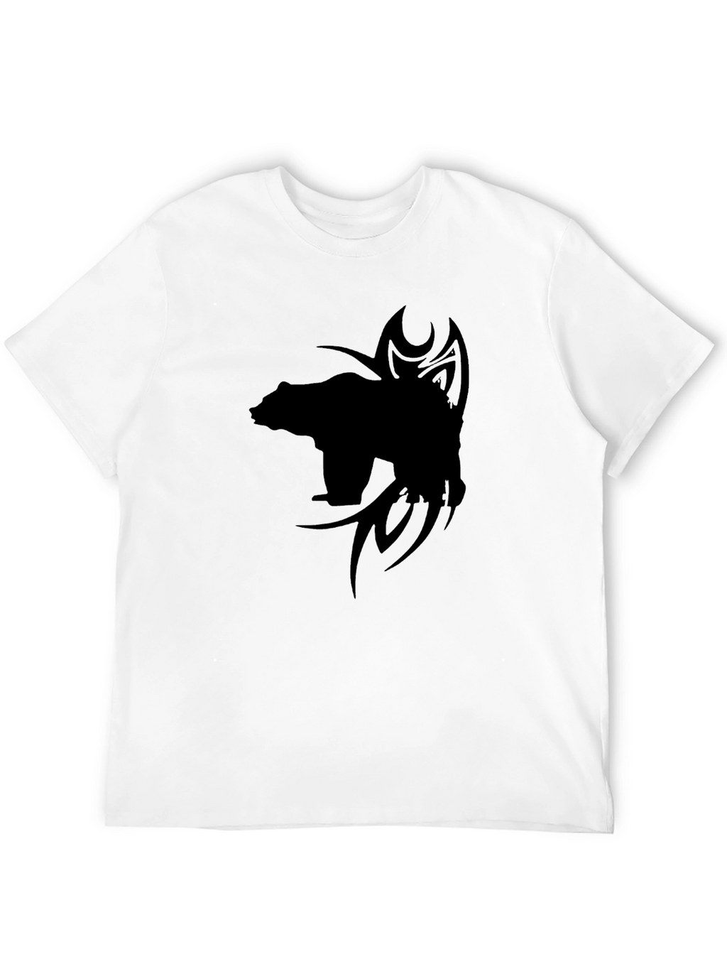 Black Bear Tribal Design T-Shirt