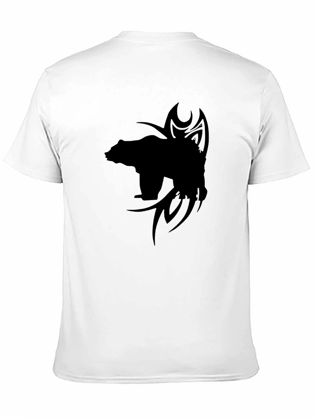 Black Bear Tribal Design T-Shirt