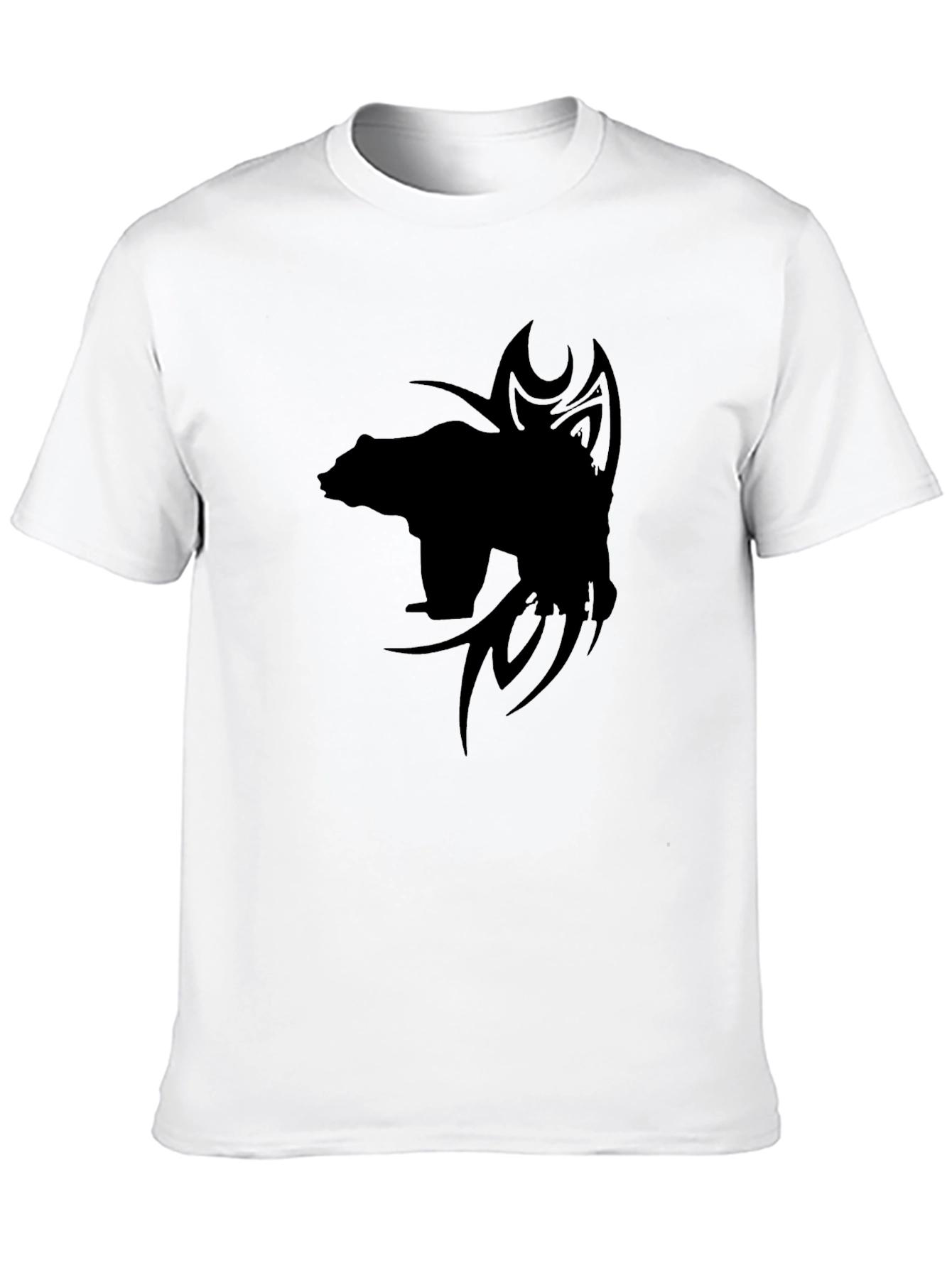 Black Bear Tribal Design T-Shirt