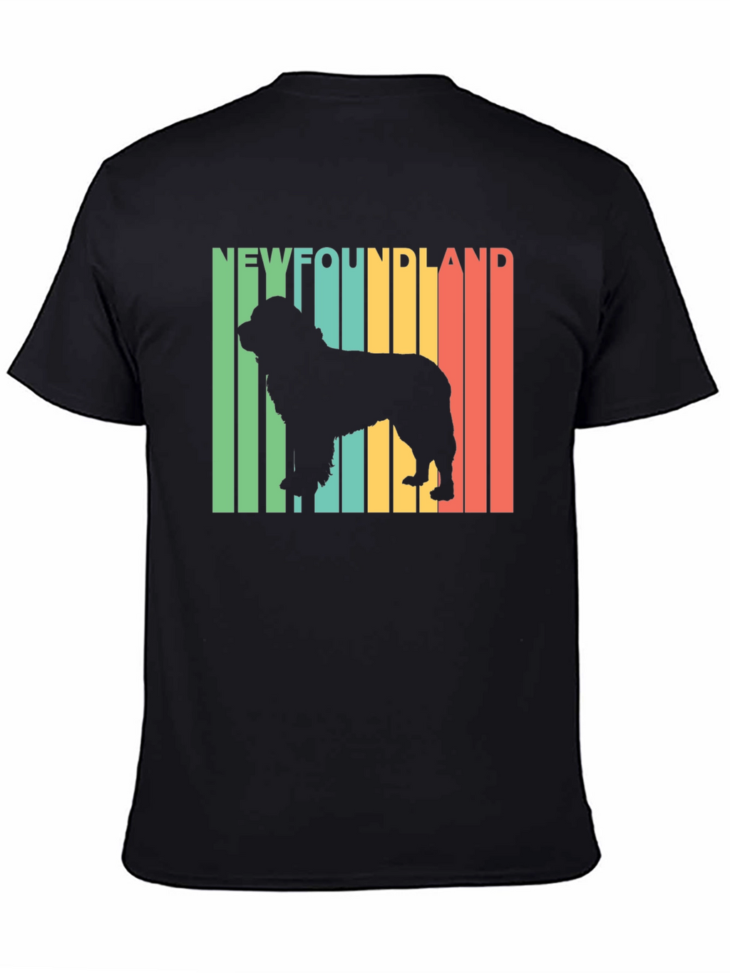 Newfoundland Dog Retro T-Shirt | Unisex