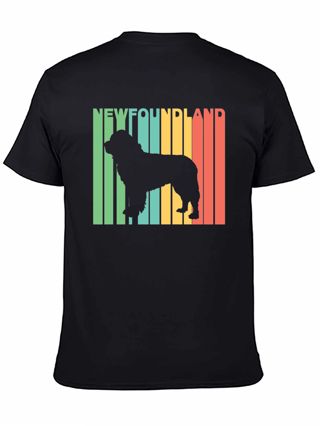 Newfoundland Dog Retro T-Shirt | Unisex