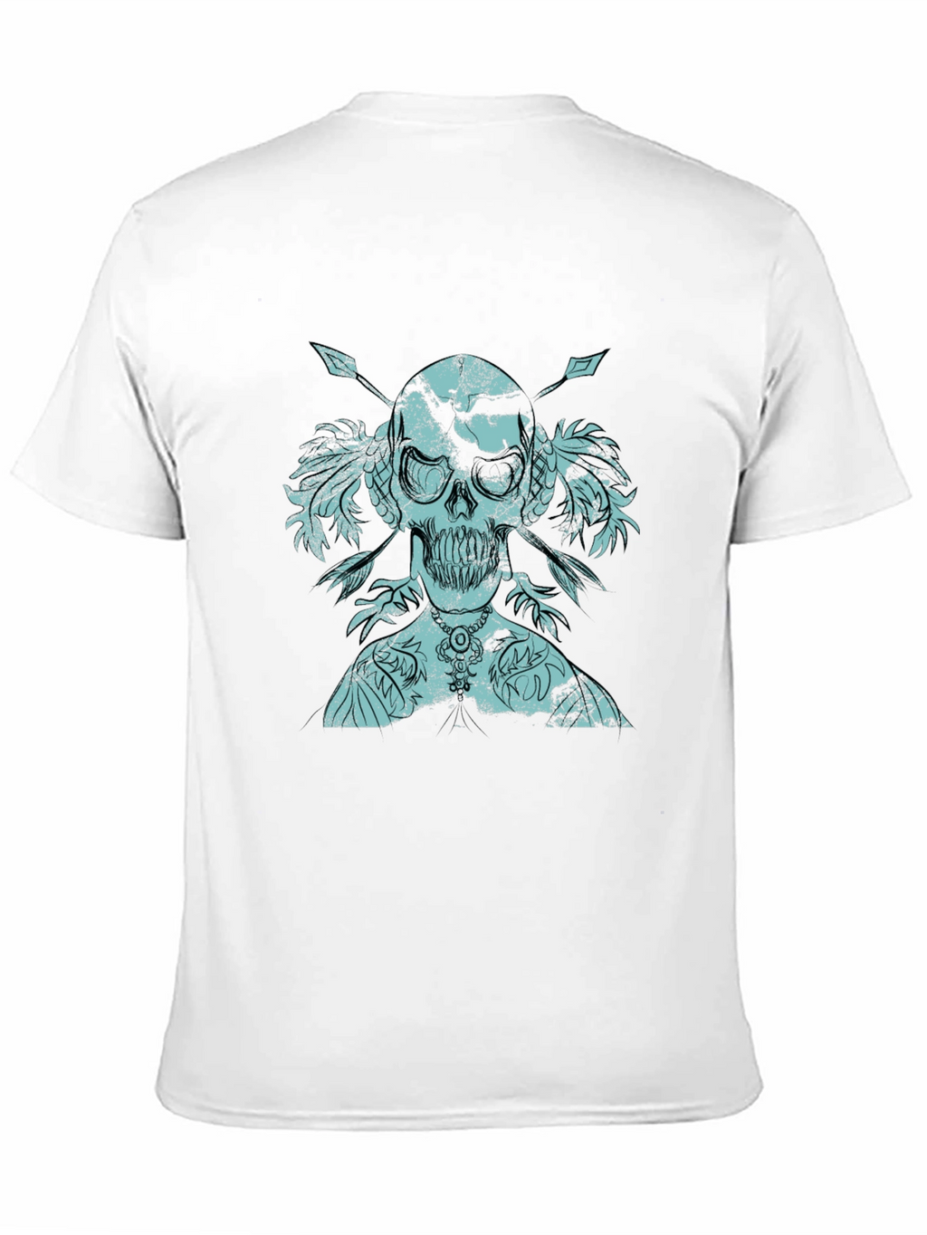 Skull & Arrows Graphic Print Tee