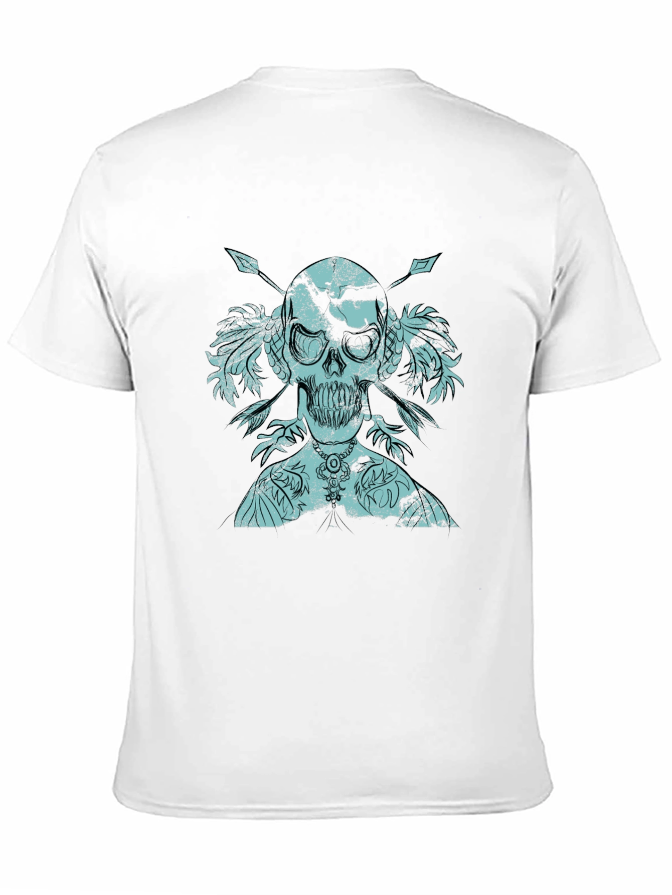 Skull & Arrows Graphic Print Tee