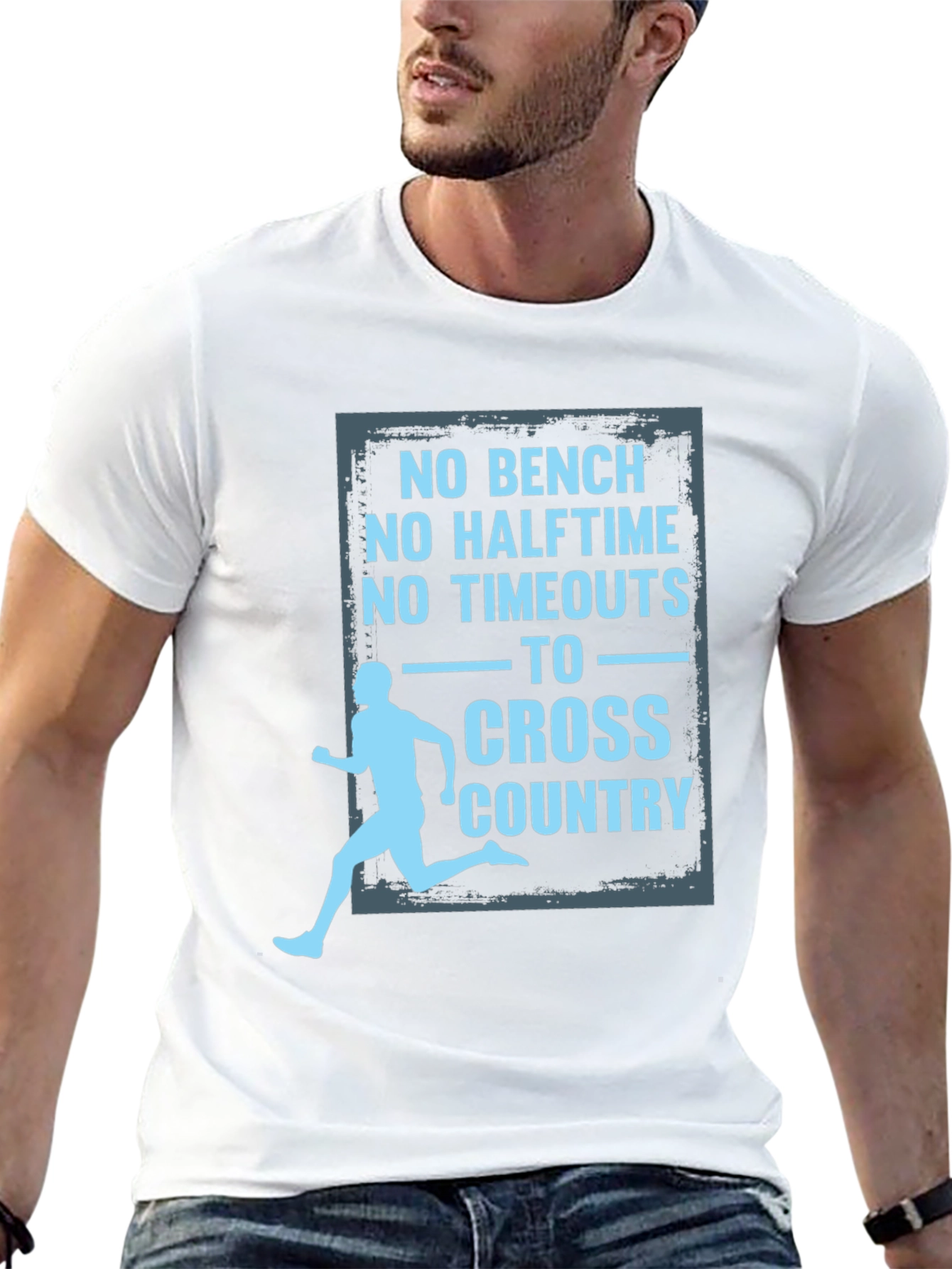 Cross Country Runner Graphic Tee Shirt