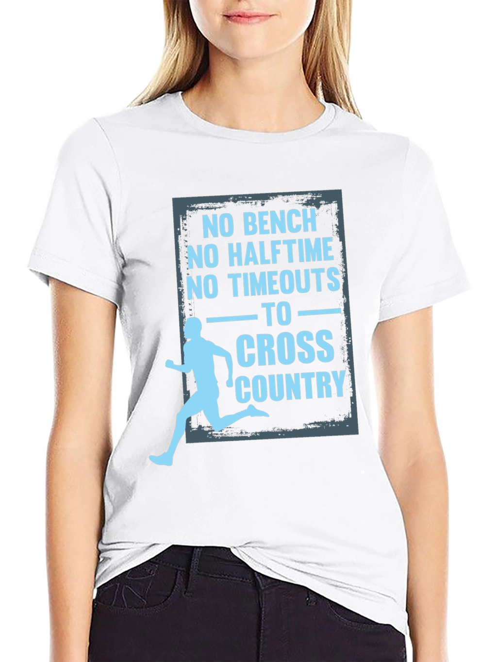 Cross Country Runner Graphic Tee Shirt