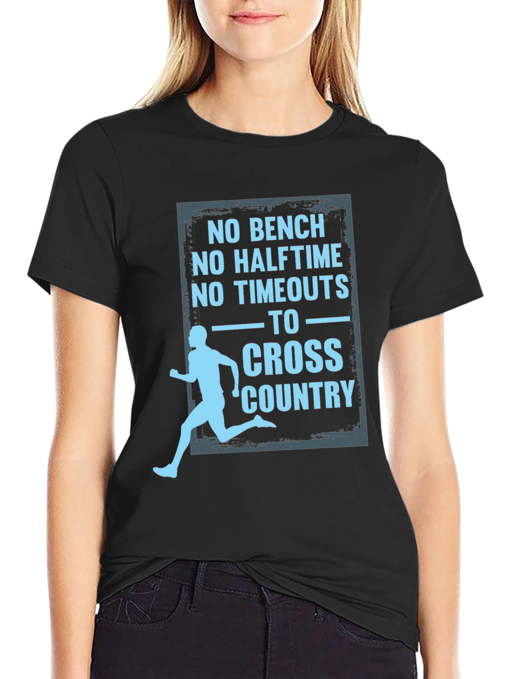 Cross Country Runner Graphic Tee Shirt