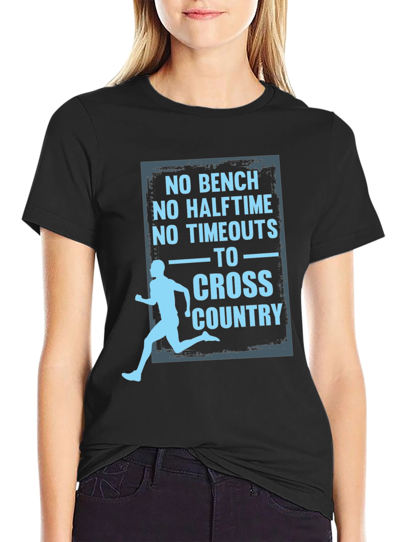 Cross Country Runner Graphic Tee Shirt