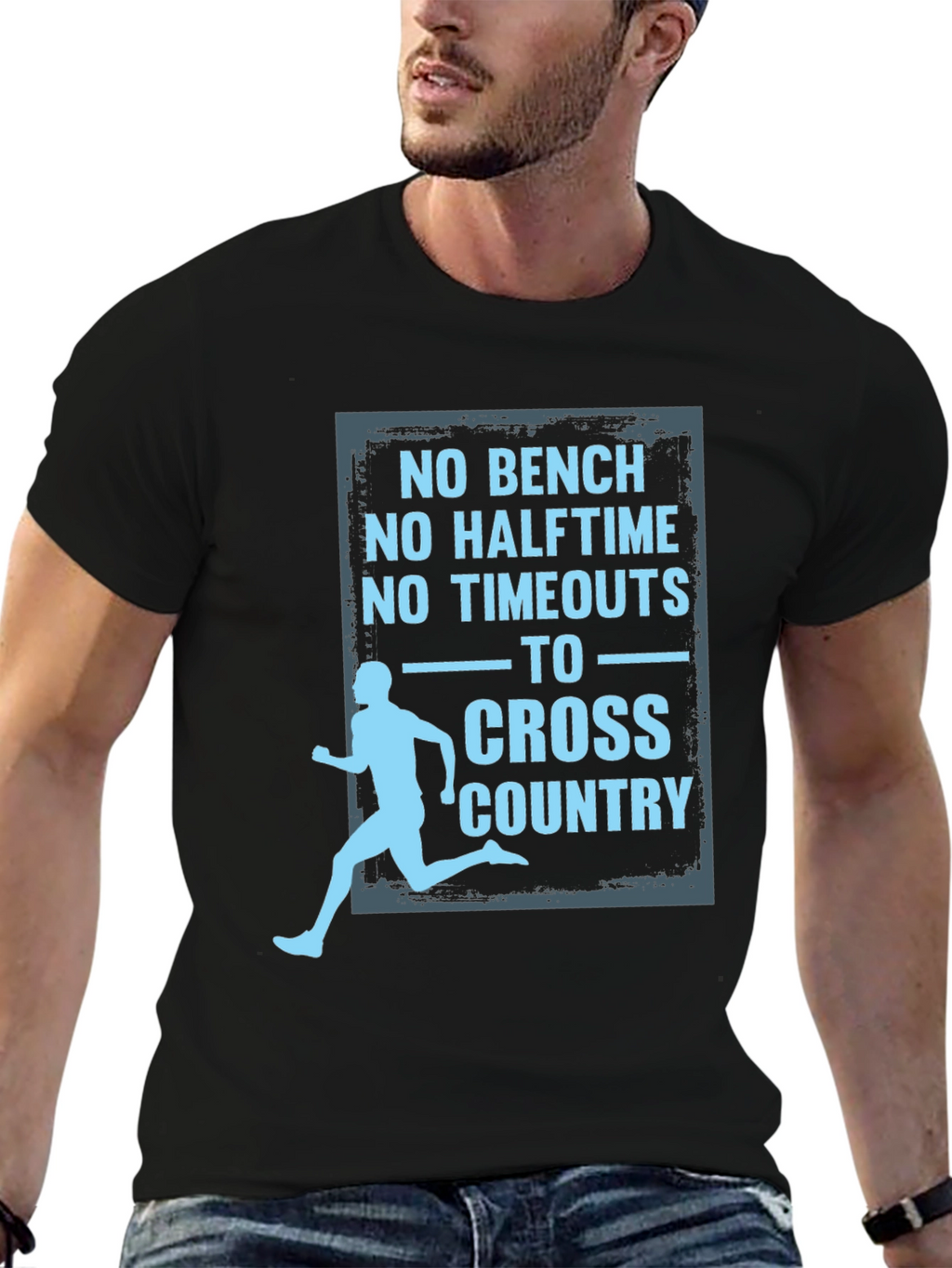 Cross Country Runner Graphic Tee Shirt