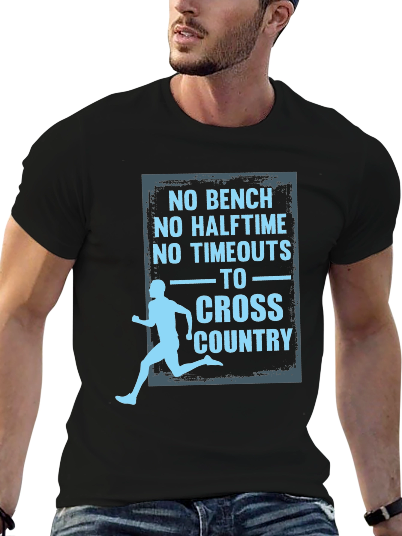 Cross Country Runner Graphic Tee Shirt