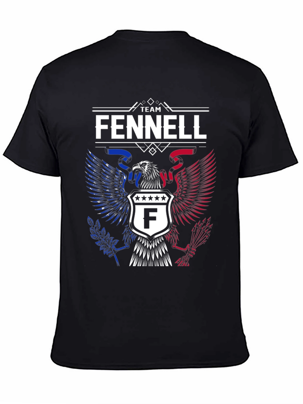 Team Fennell Eagle Crest Graphic T-Shirt