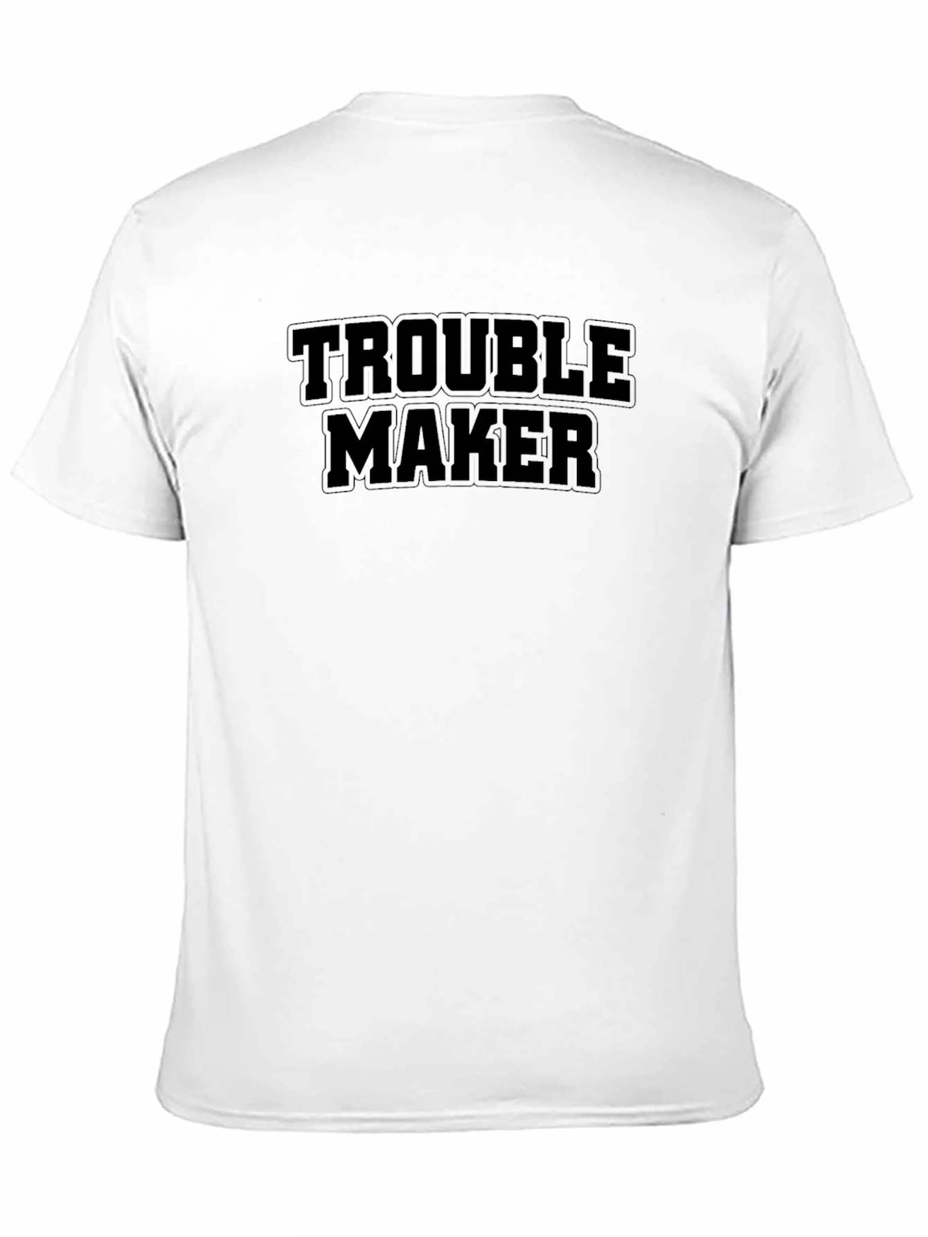 Trouble Maker Black T-Shirt - Bold Statement Tee