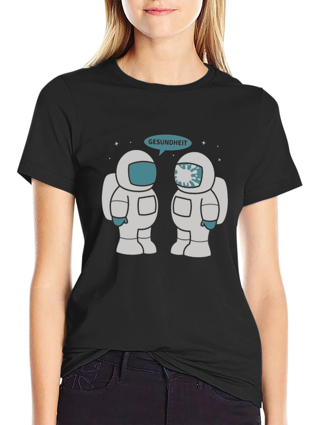 Astronaut Gesundheit Graphic Tee - Unisex