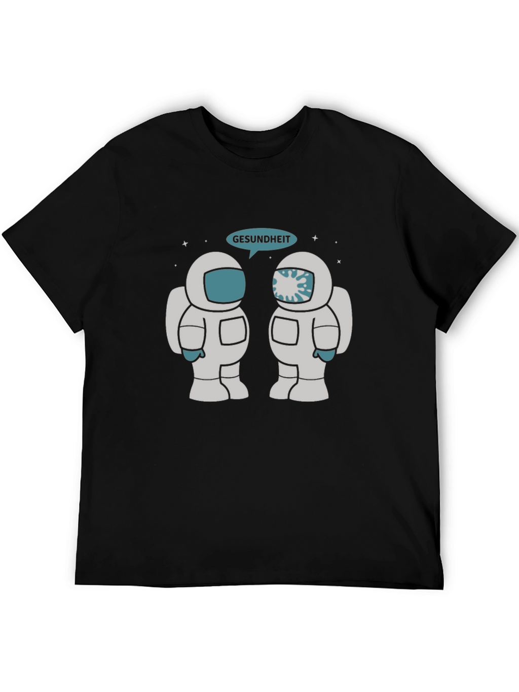 Astronaut Gesundheit Graphic Tee - Unisex