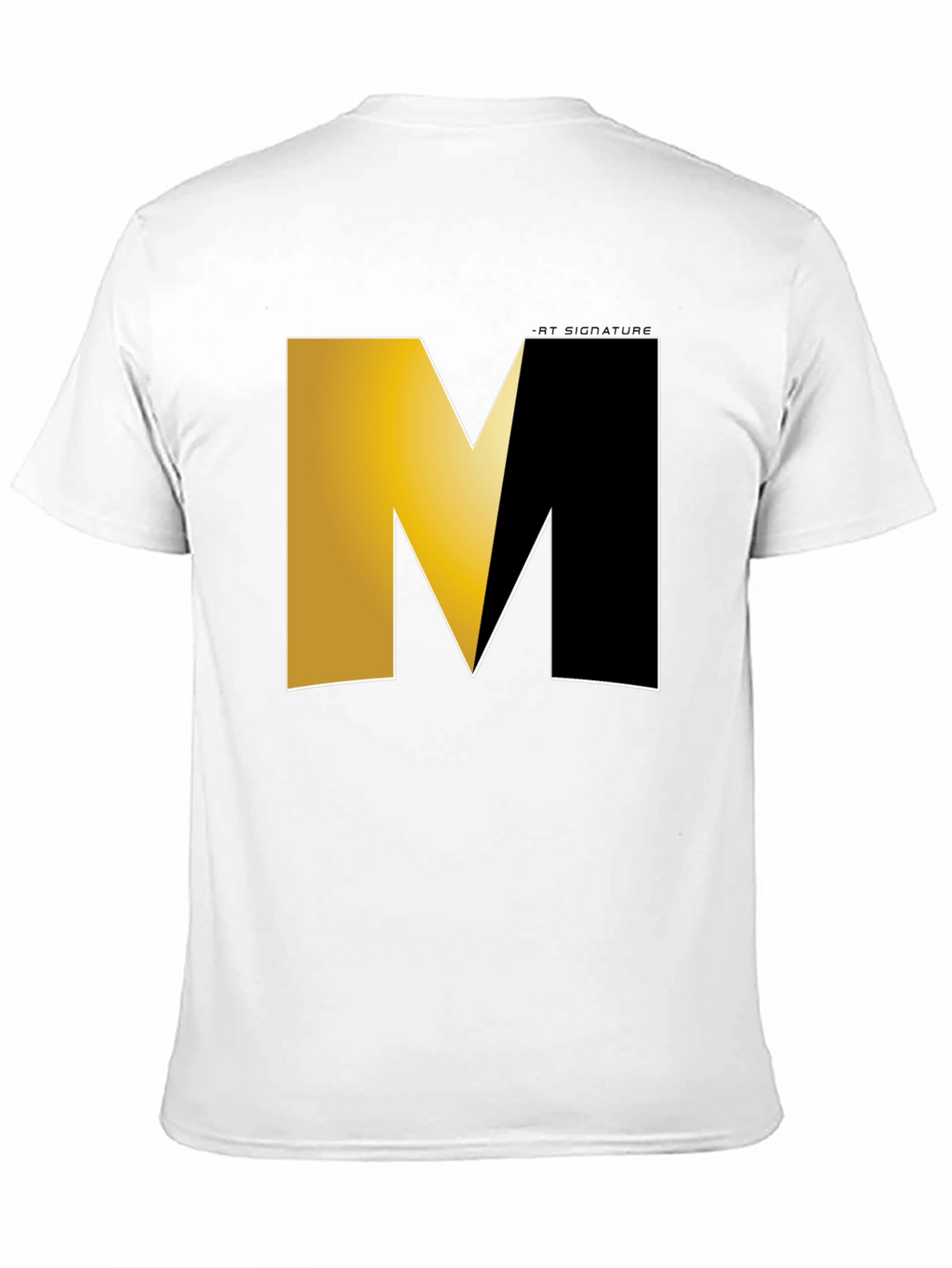 Modern M Logo Black T-Shirt