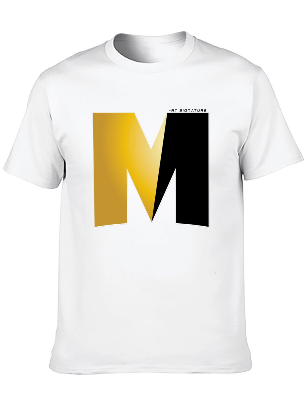 Modern M Logo Black T-Shirt