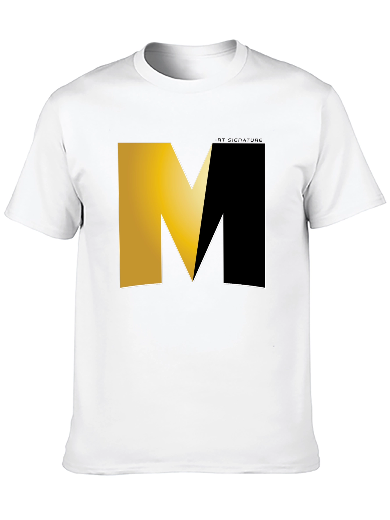 Modern M Logo Black T-Shirt