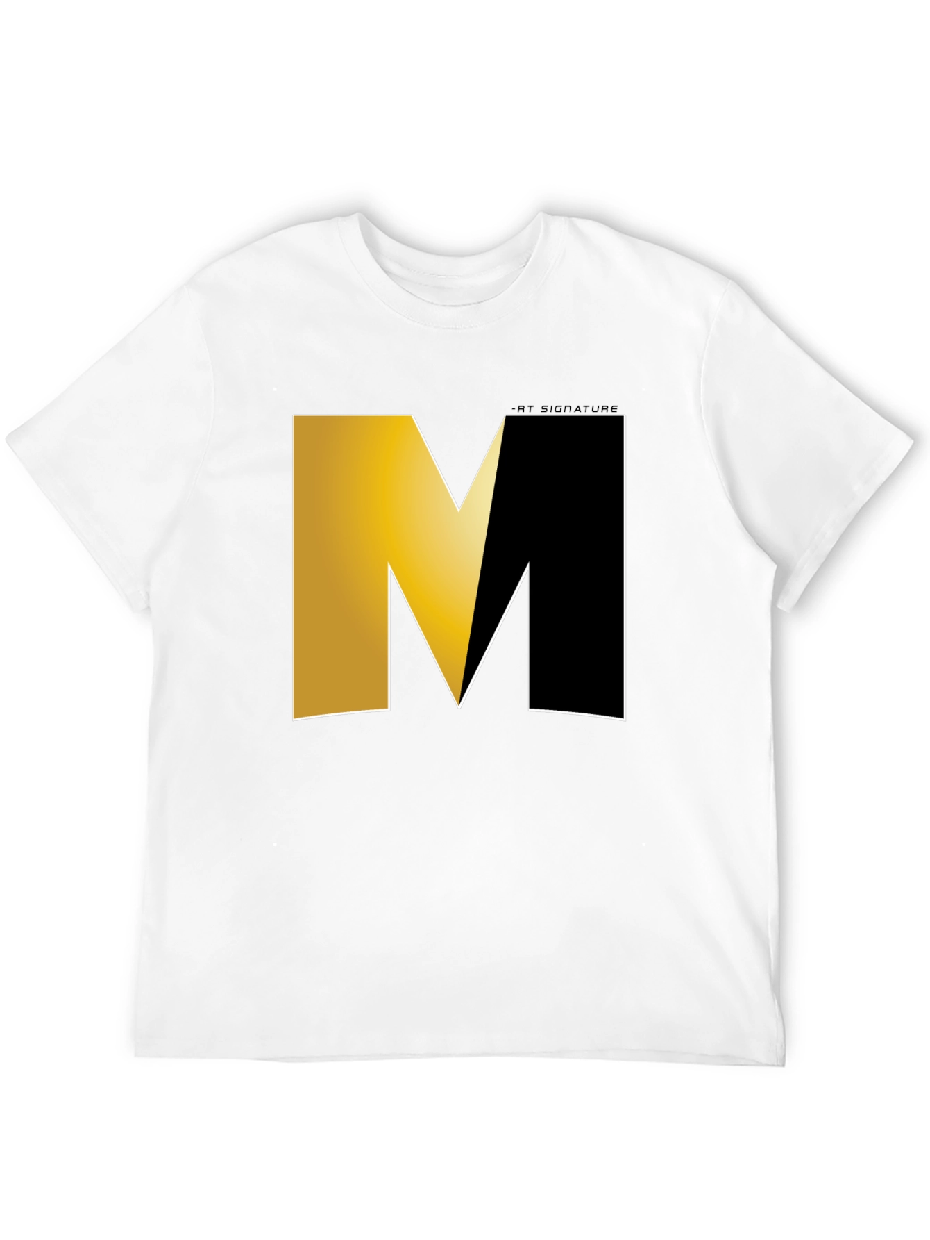 Modern M Logo Black T-Shirt