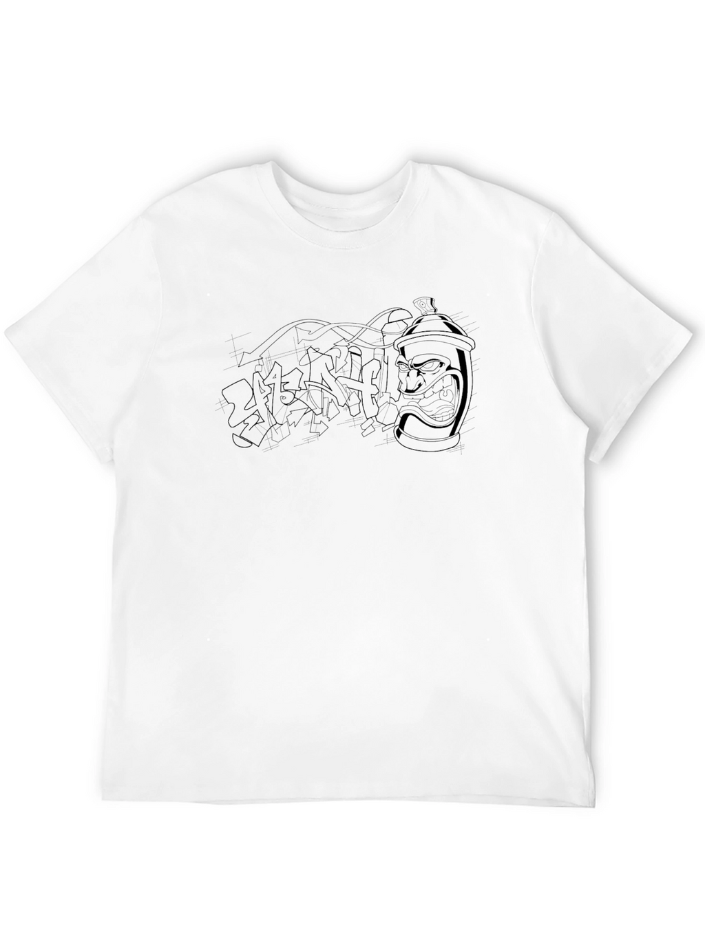 Graffiti Art Black T-Shirt