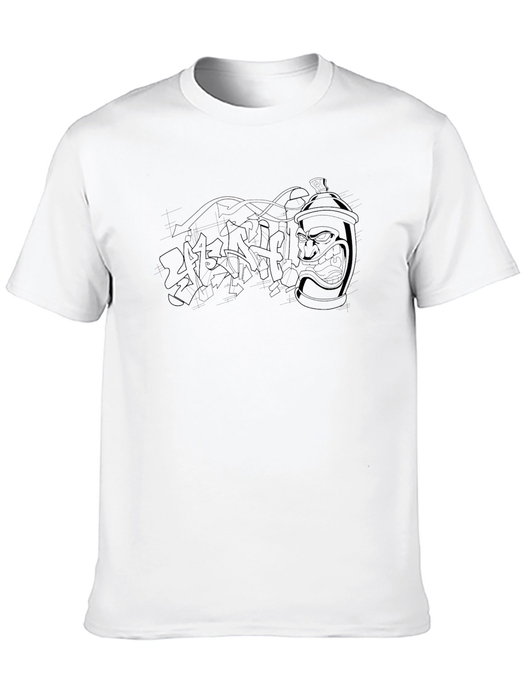 Graffiti Art Black T-Shirt