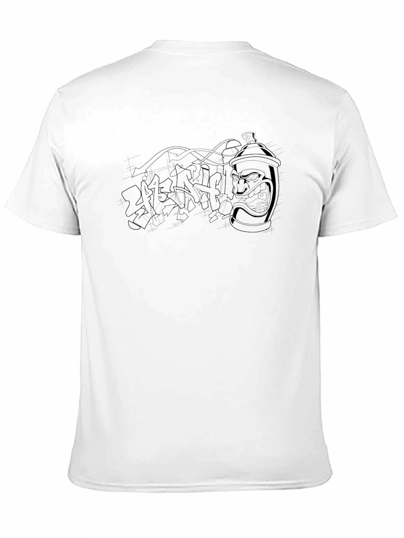 Graffiti Art Black T-Shirt