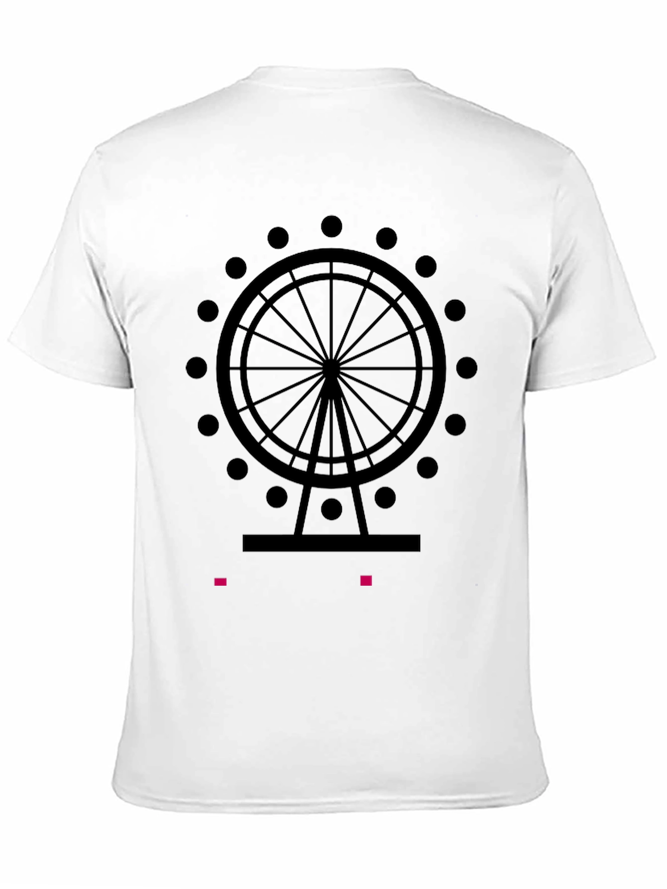 Ferris Wheel Graphic Tee - Black