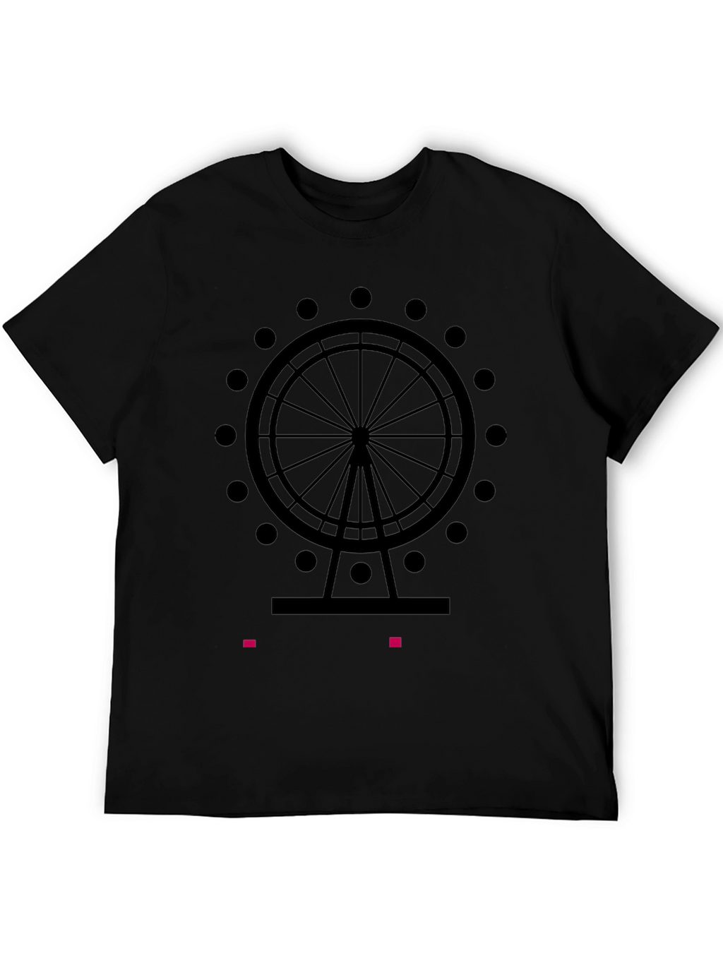 Ferris Wheel Graphic Tee - Black