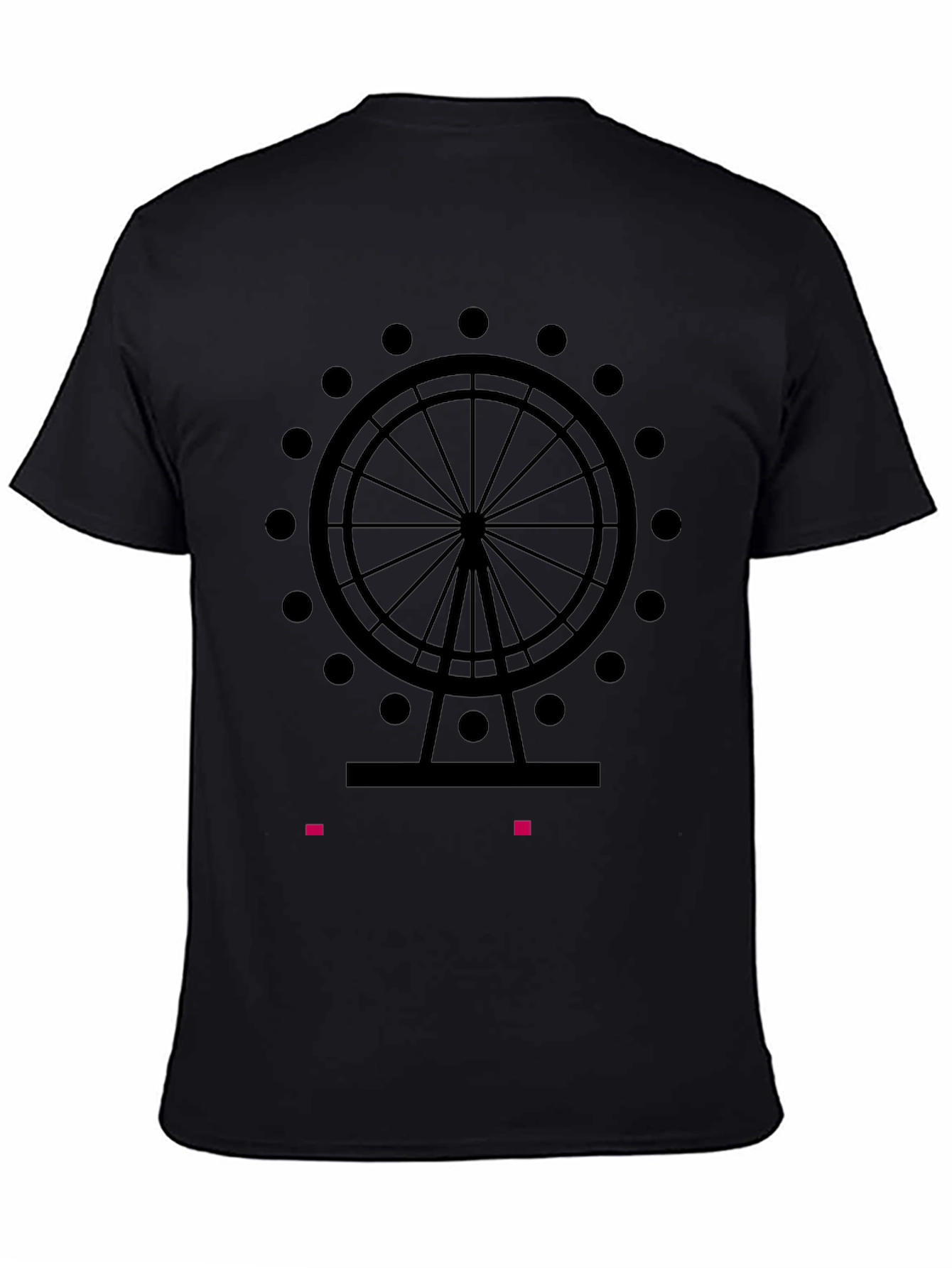 Ferris Wheel Graphic Tee - Black