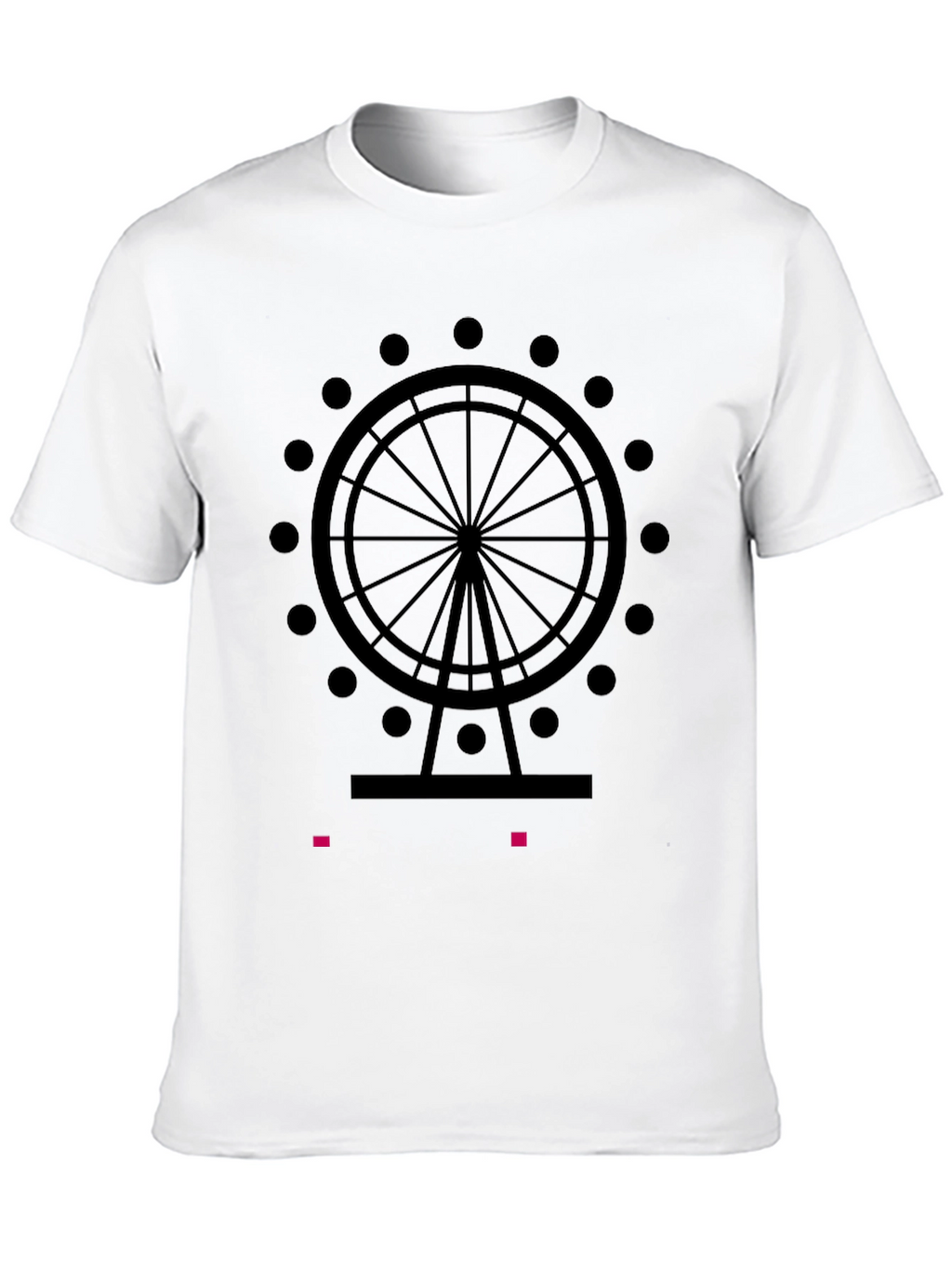 Ferris Wheel Graphic Tee - Black