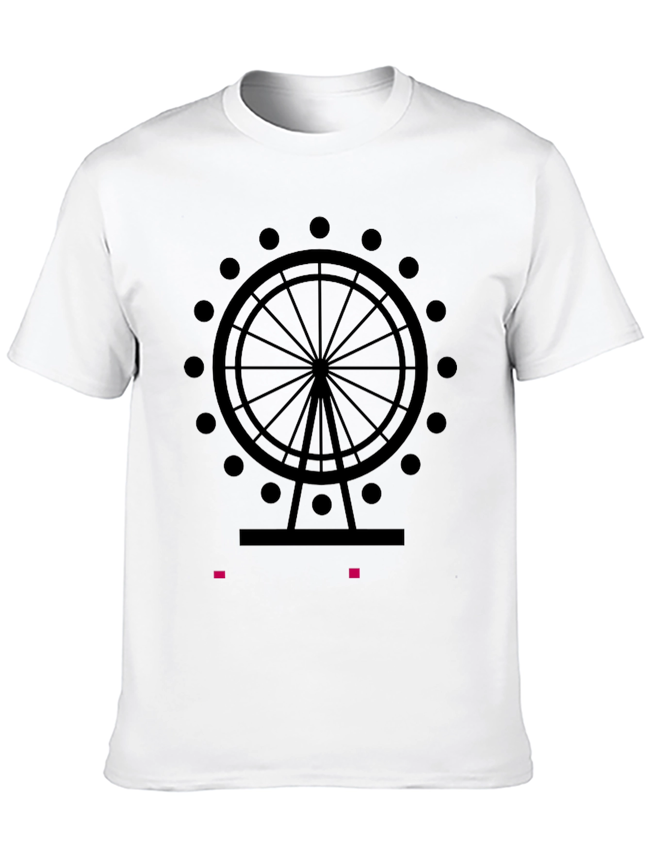 Ferris Wheel Graphic Tee - Black