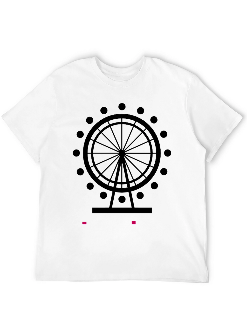 Ferris Wheel Graphic Tee - Black